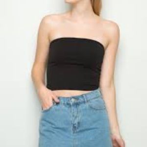 Brandy Melville Classic Tube Top in Black